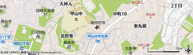 総持尼寺周辺の地図