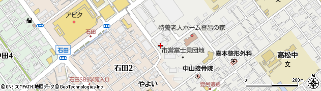 静岡市役所待機児童園おひさま周辺の地図