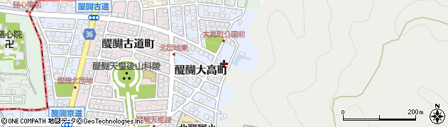 京都府京都市伏見区醍醐大高町11周辺の地図