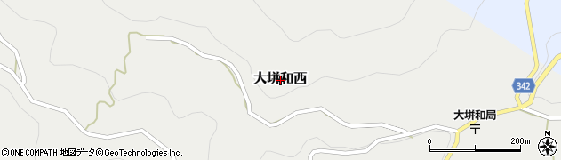 岡山県美咲町（久米郡）大垪和西周辺の地図