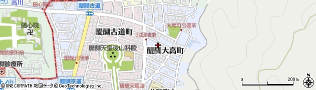 京都府京都市伏見区醍醐大高町4周辺の地図