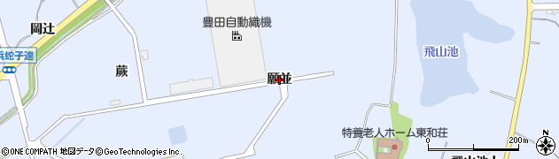 愛知県東浦町（知多郡）石浜（願並）周辺の地図