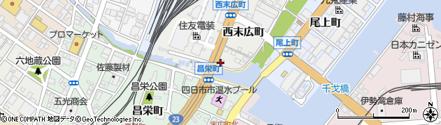 日本管工業株式会社　四日市営業所周辺の地図