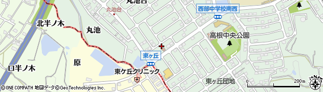 愛知県知多郡東浦町緒川丸池台1周辺の地図
