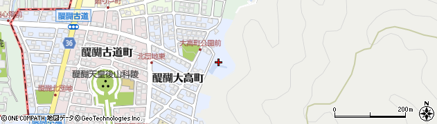 京都府京都市伏見区醍醐大高町12周辺の地図