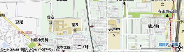 京都府向日市寺戸町（三ノ坪）周辺の地図