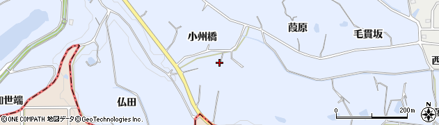 愛知県知多市佐布里小州橋29周辺の地図