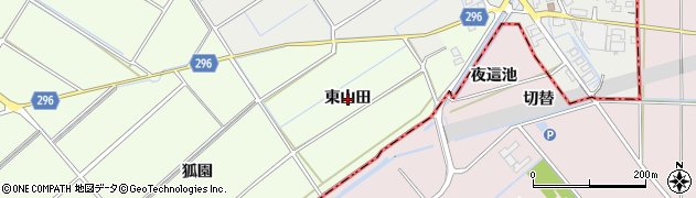 愛知県刈谷市小垣江町（東山田）周辺の地図