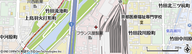 京都府京都市伏見区竹田西段川原町70周辺の地図