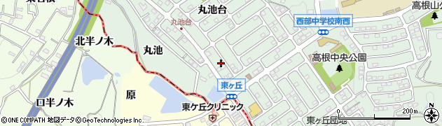 愛知県知多郡東浦町緒川丸池台11周辺の地図
