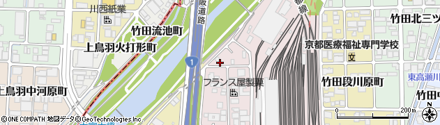 京都府京都市伏見区竹田西段川原町47周辺の地図