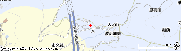 愛知県岡崎市才栗町（入）周辺の地図