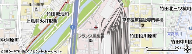 京都府京都市伏見区竹田西段川原町41周辺の地図