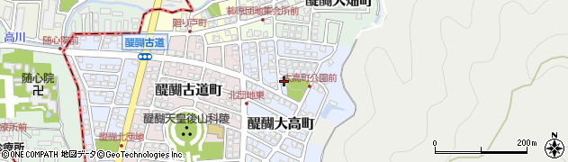京都府京都市伏見区醍醐大高町10周辺の地図