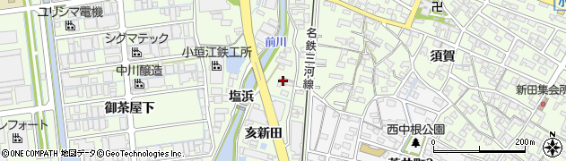 愛知県刈谷市小垣江町亥新田22周辺の地図