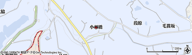 愛知県知多市佐布里（小州橋）周辺の地図