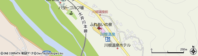 川根温泉道の駅売店周辺の地図