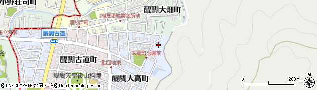 京都府京都市伏見区醍醐大高町18周辺の地図