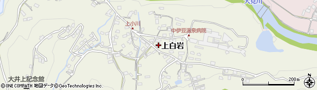 静岡県伊豆市上白岩1101周辺の地図