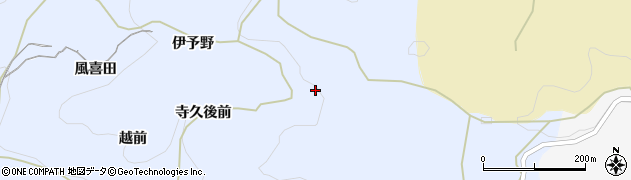 愛知県岡崎市才栗町（寺久後）周辺の地図