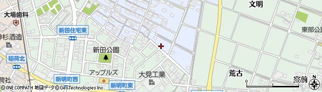 愛知県安城市新田町郷東164周辺の地図