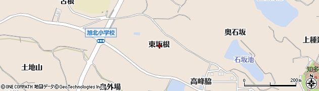 愛知県知多市日長東坂根周辺の地図