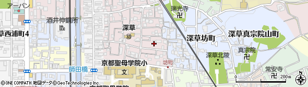京都府京都市伏見区深草西出町10周辺の地図