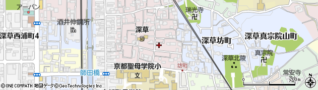 京都府京都市伏見区深草西出町18周辺の地図