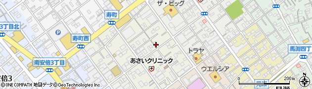 静岡県静岡市駿河区津島町周辺の地図