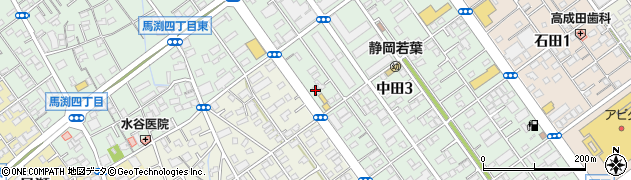 ピュアクリーニング　中田店周辺の地図