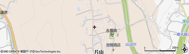 大阪府豊能郡能勢町片山周辺の地図