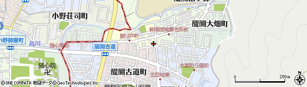 京都府京都市伏見区醍醐廻り戸町64周辺の地図