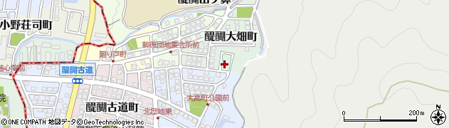 京都府京都市伏見区醍醐大畑町24周辺の地図