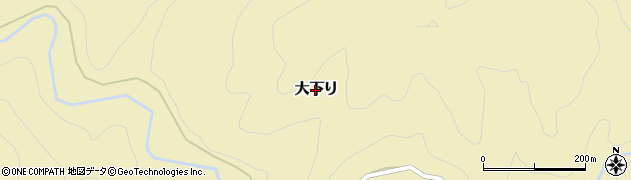 兵庫県佐用町（佐用郡）大下り周辺の地図