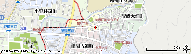 京都府京都市伏見区醍醐廻り戸町61周辺の地図