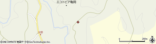 京都府亀岡市東別院町大野法華周辺の地図