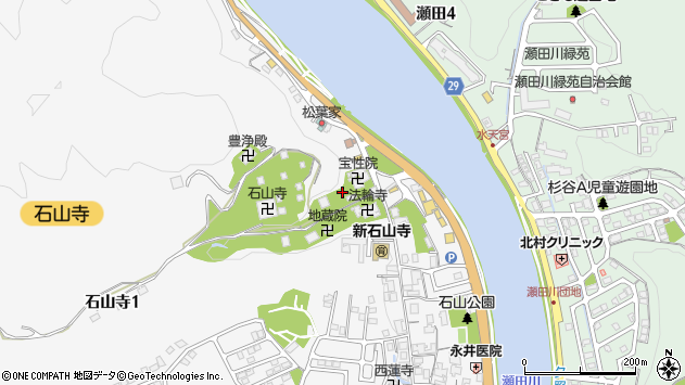 〒520-0861 滋賀県大津市石山寺の地図