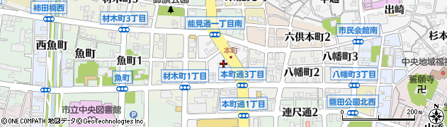 名古屋銀行岡崎支店周辺の地図