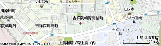 京都府京都市南区吉祥院嶋野間詰町周辺の地図