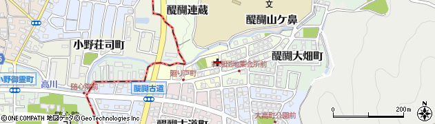 京都府京都市伏見区醍醐廻り戸町46周辺の地図