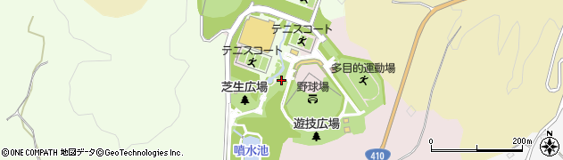 千葉県立館山運動公園　体育館周辺の地図