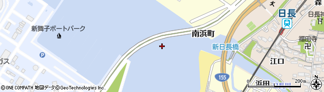新日長橋周辺の地図