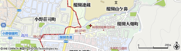 京都府京都市伏見区醍醐廻り戸町40周辺の地図