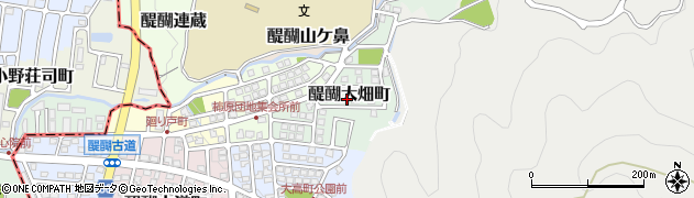 京都府京都市伏見区醍醐大畑町130周辺の地図