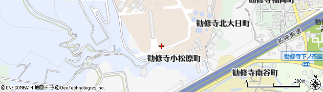 京都府京都市山科区勧修寺丸山町周辺の地図