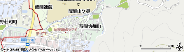 京都府京都市伏見区醍醐大畑町114周辺の地図