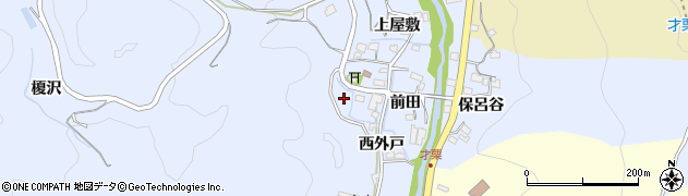 愛知県岡崎市才栗町（高地田）周辺の地図