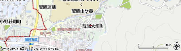 京都府京都市伏見区醍醐大畑町110周辺の地図