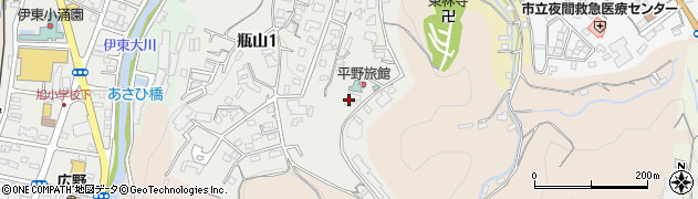 株式会社三井倉庫伊東瓶山荘周辺の地図