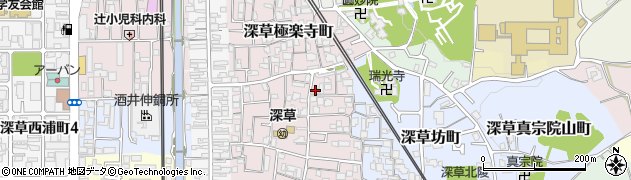 京都府京都市伏見区深草西出町32周辺の地図